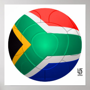Bafana Bafana - South Africa Football Poster