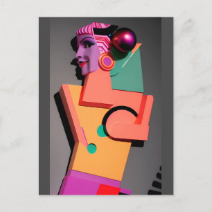 Baffia Ken Gauge Surrealism Postcard