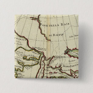 Baffin Bay North Atlantic Ocean 15 Cm Square Badge