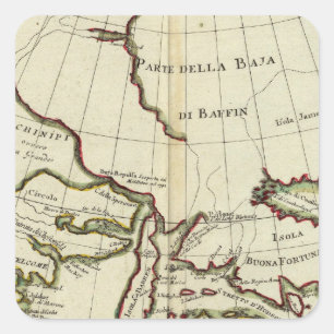 Baffin Bay North Atlantic Ocean Square Sticker