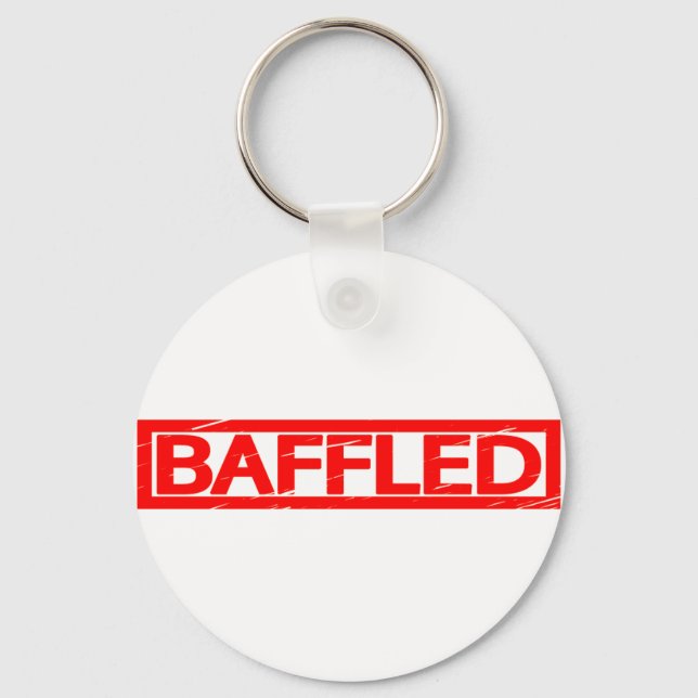 Baffled Stamp Key Ring (Front)