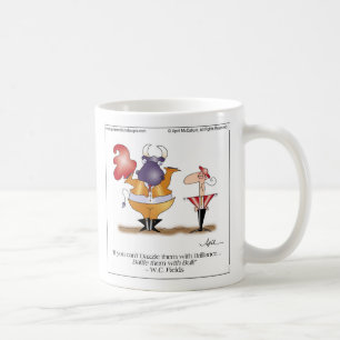 BAFFLING BULL Mug by April McCallum