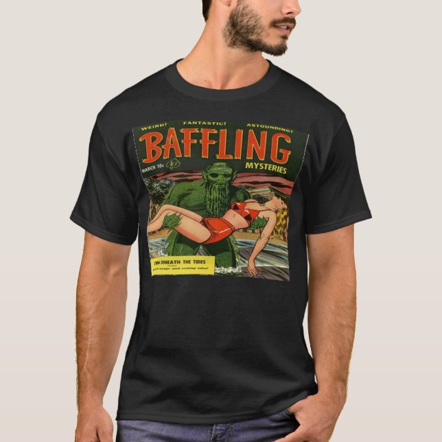 Baffling Mysterie Classic Comic Book Cover T-Shirt (Front)