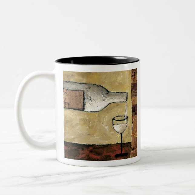 BAG03 White Wine.tif Two-Tone Coffee Mug (Left)