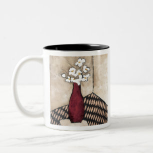 BAG05 Red Vase.tif Two-Tone Coffee Mug