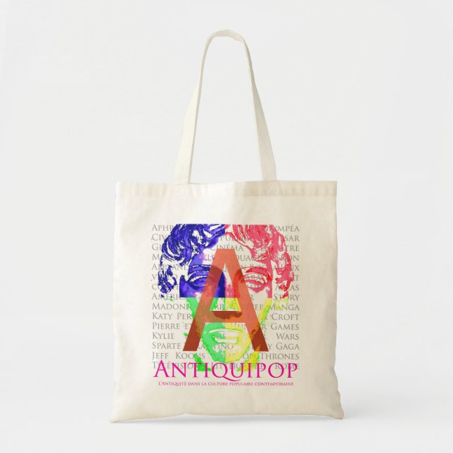 Bag Antiquipop - logo season 1 (statue) (Front)