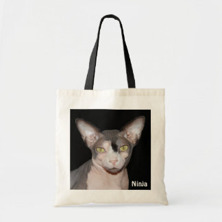 Bag | Black and White Sphynx Cat