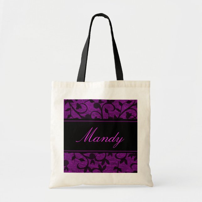 Bag - Black Cherry Vines (Front)