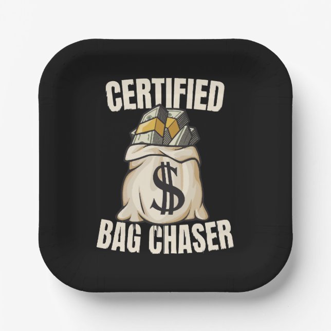 bag chaser  paper plate (Front)