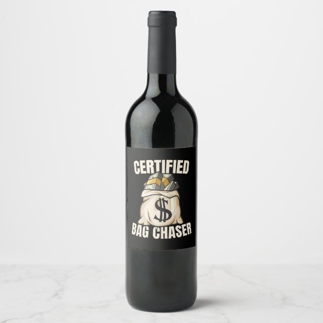 bag chaser  wine label (Front)