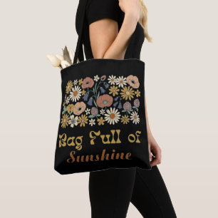 Bag Full of Sunshine – Retro Floral Bloom