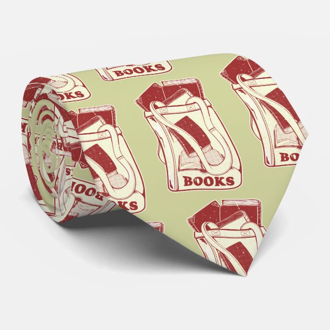 Bag of books I love to read Tie (Rolled)