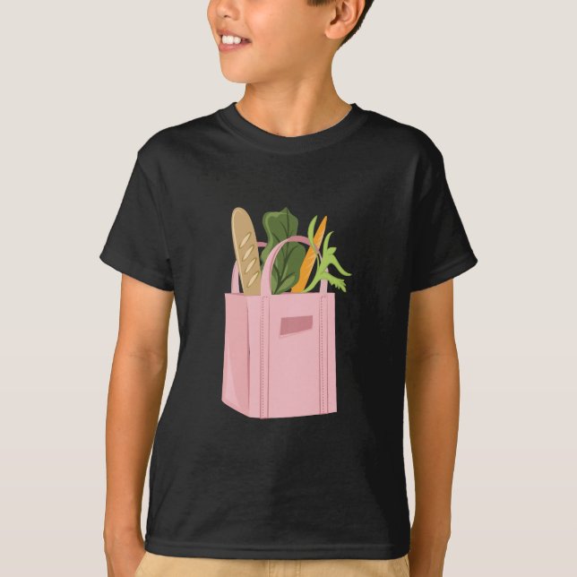 Bag Of Groceries T-Shirt (Front)