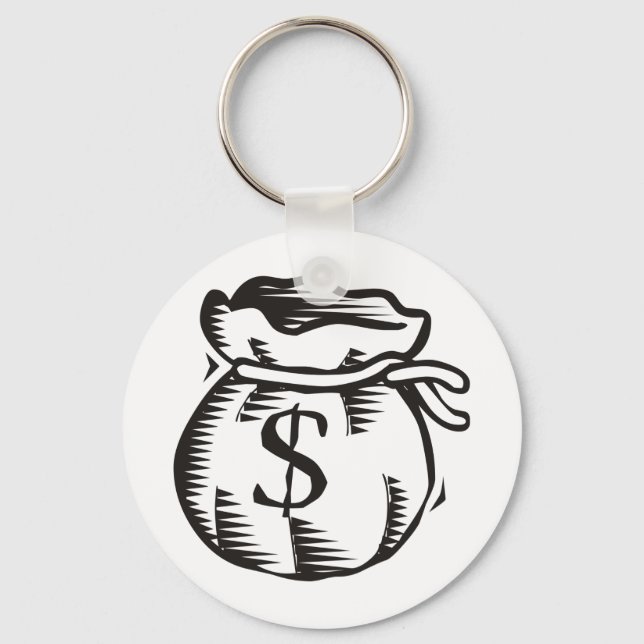 Bag of Money Key Ring (Front)