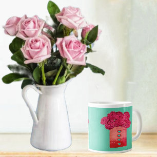 Bag Of Roses-II Large Coffee Mug