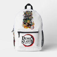 Bag pack,DEMON SLAYER, WHITE