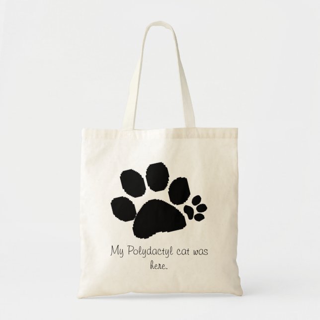 Bag - Polydactyl Paw Print (1st ed) (Front)