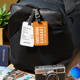 BAG TAG - Emotional Baggage -Open at your own risk