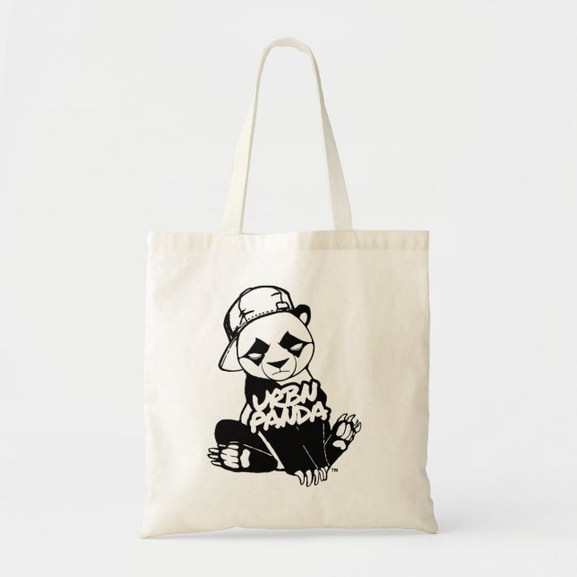 Bag tote with panda logo (Front)