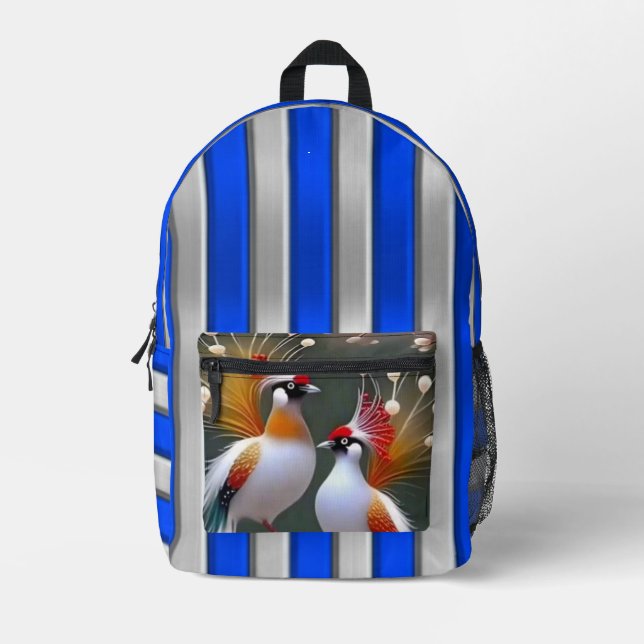 Bag Type: Print Cut Sew Backpack (Front)