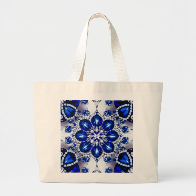 Bag with Blue White Colours Design (Front)