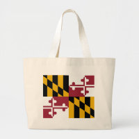 Bag with Flag of Maryland State - USA