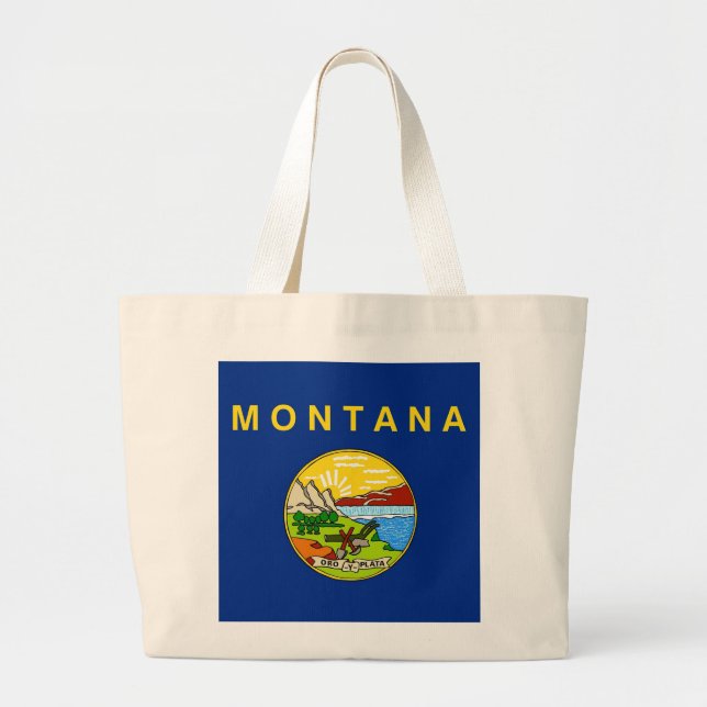 Bag with Flag of Montana State - USA (Front)
