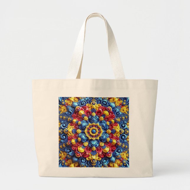 Bag with Romanian Colours Design (Front)