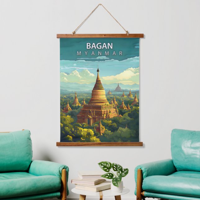 Bagan, Myanmar: A Timeless Tapestry (Living Room)