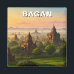 Bagan Myanmar Travel Magnet<br><div class="desc">Bagan, Myanmar, is one of the world’s greatest archaeological wonders, often compared to Angkor Wat and Machu Picchu. This ancient city, located in the Mandalay Region of Myanmar, was the capital of the Pagan Kingdom from the 9th to the 13th century. During its peak, over 10, 000 Buddhist temples, pagodas,...</div>