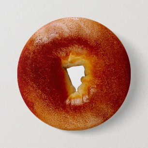 Bagel 7.5 Cm Round Badge