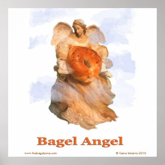 Bagel Angel Poster