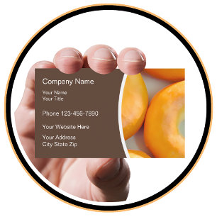 Bagel Bakery Modern Design Business Card