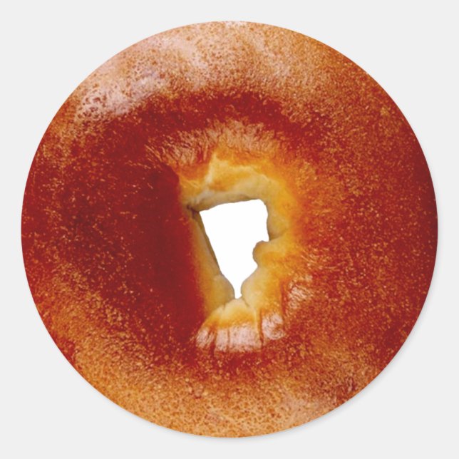 Bagel Classic Round Sticker (Front)