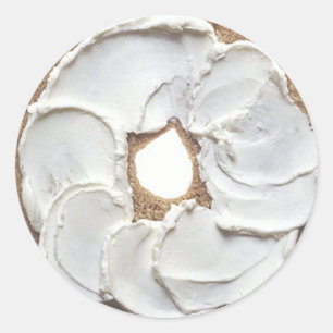 Bagel Classic Round Sticker