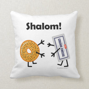 Bagel & Cream Cheese - Shalom! Cushion