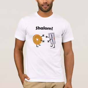 Bagel & Cream Cheese - Shalom! T-Shirt