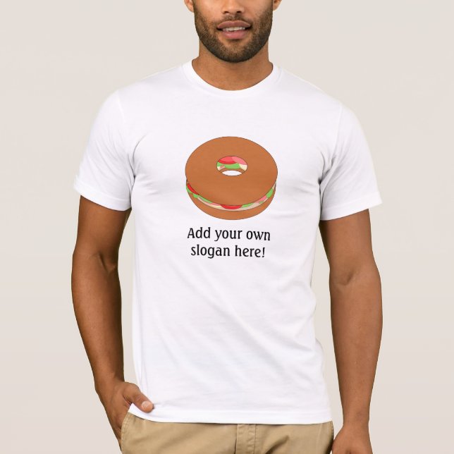 Bagel: Customisable Slogan T-Shirt (Front)