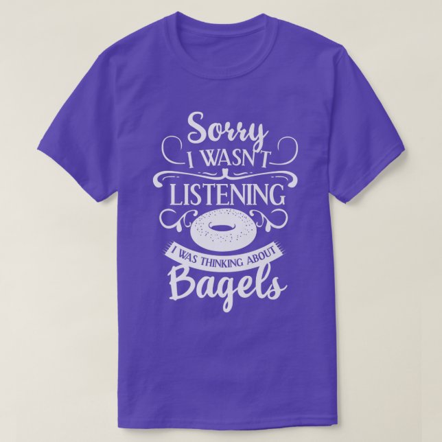 Bagel For Bagels Lovers Premium  T-Shirt (Design Front)