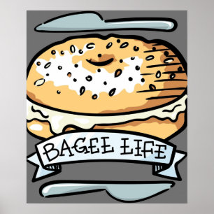 Bagel Life  Everything Bagels are Everything to Me Poster