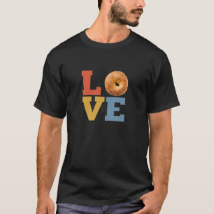 Bagel Love, Retro Vibes Bagel Lovers Favorite Week T-Shirt