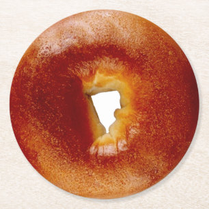 Bagel Paper Coaster