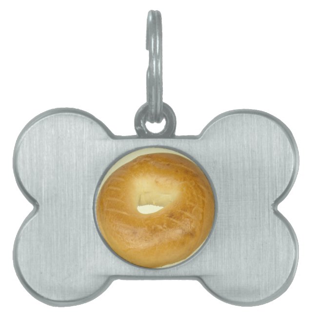 Bagel Pet ID Tag (Front)