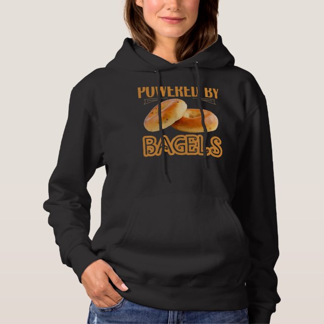 Bagel    Powered By Bagels Hoodie (Front)