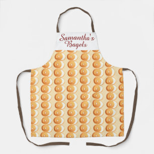 Bagels and cream apron