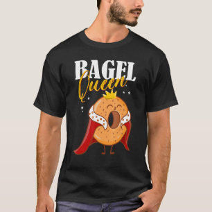 Bagels Food Tee Bagel Queen