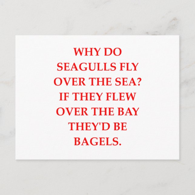 BAGELS POSTCARD (Front)