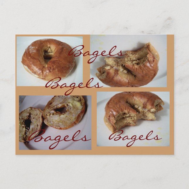 Bagels YUM Postcard (Front)