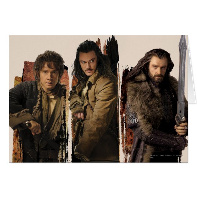 BAGGINS™, BARD THE BOWMAN™, & THORIN OAKENSHIELD™ (Front Horizontal)