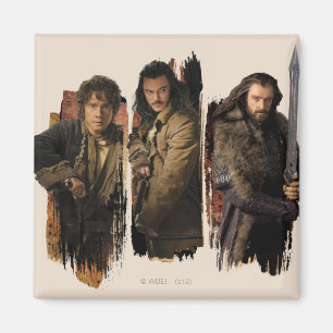 BAGGINS™, BARD THE BOWMAN™, & THORIN OAKENSHIELD™ MAGNET